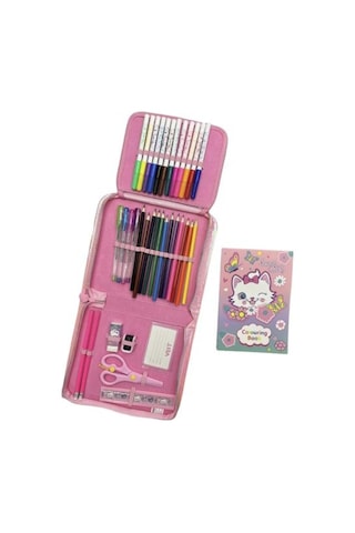 Vest Love Cat 36 Parça Boyama Seti Kalem Çantası Vst-ks0008/u2089