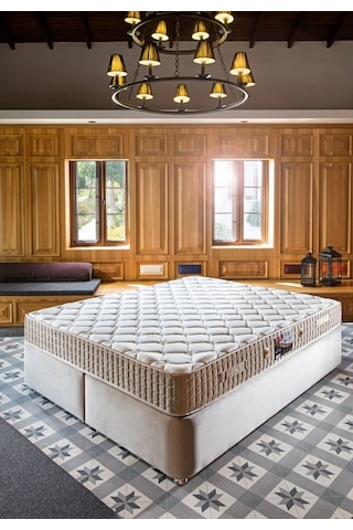Minar Safir Çift Kişilik Full Ort Pedsiz Yaylı Yatak 160x200