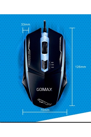 Gomax M1 RGB Işıklı Kablolu Oyuncu Mouse