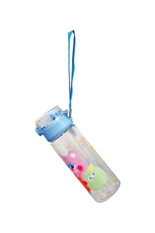 Xoxo Pipetli Mavi Plastik Matara 500 Ml K7592