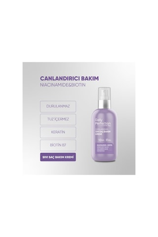 Daily Perfection Pro Canlandırıcı Vitamin B3 & Vitamin B7 içerikli Sıvı Saç Bakım Kremi 200 ML