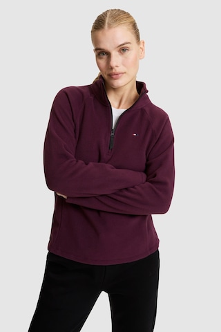 U.S. Polo Assn. Kadın Bordo Yarım Fermuarlı Sweatshirt 50329013-vr180 Dark Plum