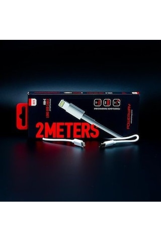Powerway Type C To Lightning 2 Metre Hızlı Şarj Ve Data Kablosu