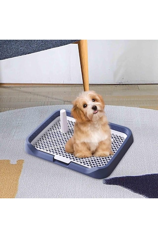 Homyl Köpek Lazımlık Tuvalet Taşınabilir Pet Çiş 18 Mavi