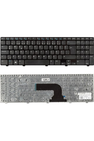 Dell İnspiron 15r 3521, 5521 Notebook Klavye - Siyah Tr Nsk-la0sc, Pk130sz2a23, 0jdc1k / Kl0200 43991655