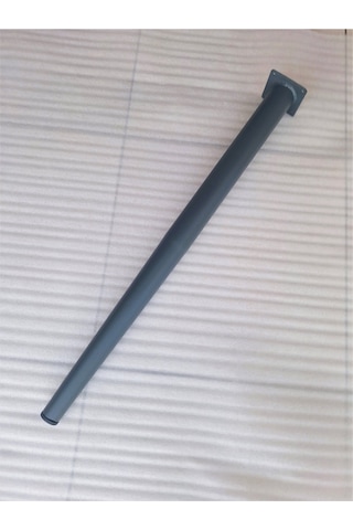 Metal Çap 5.1 CM Konik Masa Ayağı Antrasit﻿ 72 CM 4 Adet