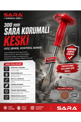 Şara Koruma Keski 300mm 6 Adet