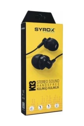 Syrox K13 Mikrofonlu Kulak İçi Kulaklık