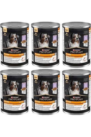 Pro Plan Hindi Etli Yetişkin Köpek Konservesi 400 Gr 6 Adet
