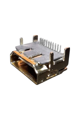 5 Adet - 19 Pin Hdmı Dişi Arayüz Tabanı Altın Kaplama Pcb Montajı İçin 90 Derece