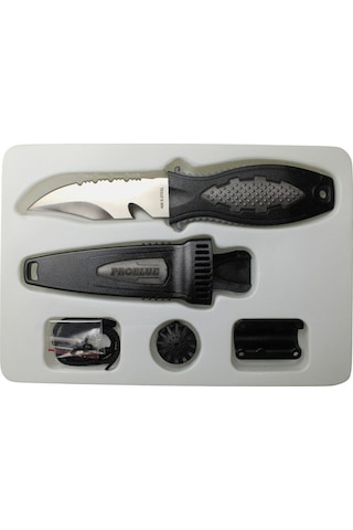 Problue Divers Knife Dalış Bıçağı Kn-65-sıl S.gri Çok Renkli
