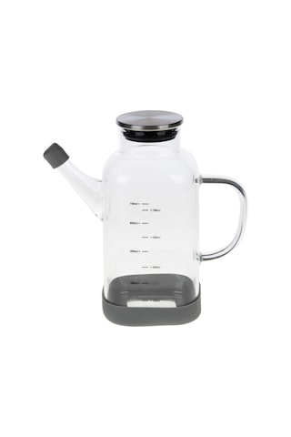 Porgold Yağlık Borosilikat Metal Kapaklı 750ml 6418 Gümüş