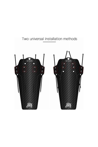 Folinda 7'li Bisiklet Çamurluk Seti - Pp5 Malzeme, Ön/arka Çatal Uyumlu, Kir Ve Su Engeli, Kolay Kurulum Çok Renkli