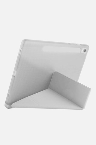 Mey İthalat Samsung Galaxy Uyumlu Tab S10 Fe Plus 13.1 Kalemlikli Mars Tablet Kılıfı - Gri Arka Kapak
