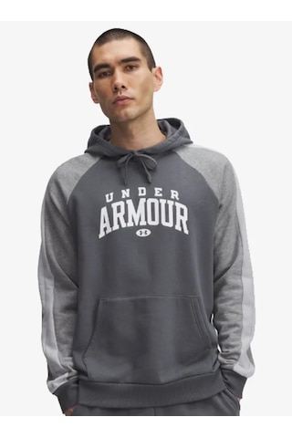 Under Armour 6003958-001 Rival Flc Cb Hood Erkek Sweatshirt Gri
