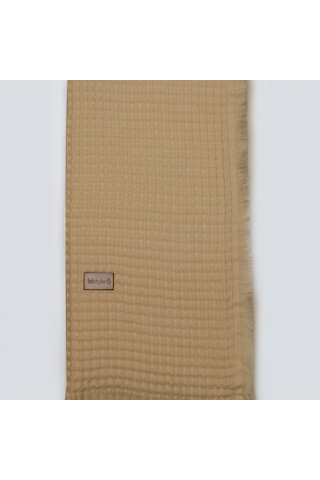 Bistyle Style Baby Pike Battaniye 110x110 70149 Bej Bej