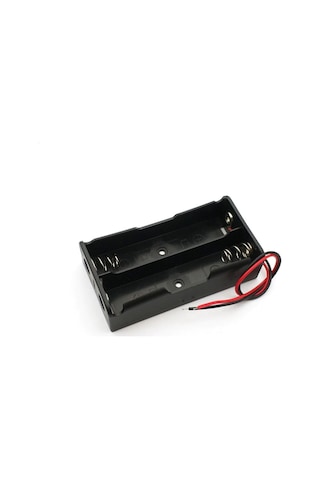 Ikili 2 Li 18650 Pil Yuvası Kablolu Tutucu 7.4v Pil Şarj Kutusu
