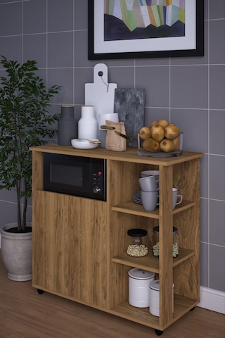 Çok Amaçlı Mikrodalga Dolabı Mdfm0050 Ceviz