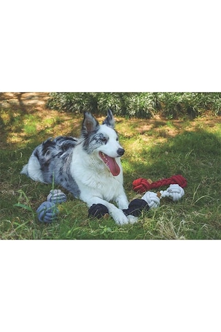 M-pets Coto Siyah Duo Ball Örgü Köpek Oyuncağı 28 Cm 244-50016.01