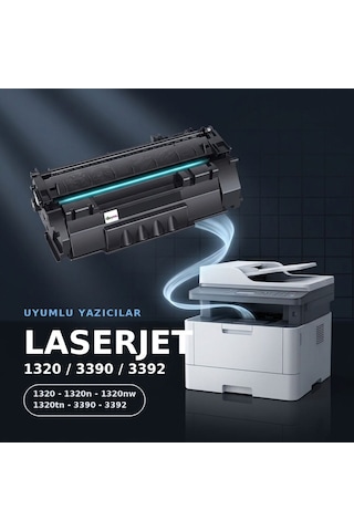 Hp Q5949x Uyumlu, Toner 2'li Paket / 1320 / 3390 / 3392