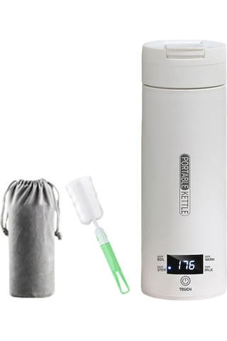 300w 500ml Elektrikli Isıtma Su Kupası Akıllı Kaynatma Su Isıtıcı Sıcaklık Kontrolü Ket İkindi, Özellik: Sus316 Ab Fiş