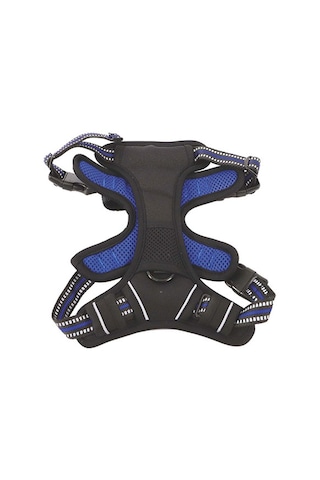 M-pets Hiking Reflektörlü Köpek Göğüs Tasması Mavi Medium 40-75 Cm 244-58020.02 Renkli