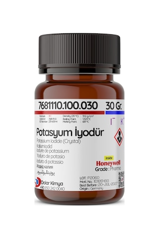 Potasyum İyodür Potassium Iodide 30 G