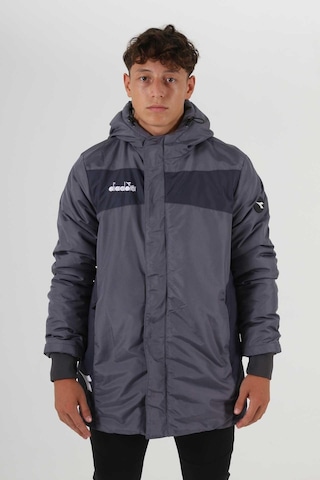Diadora Forza Anorak Uzun Mont Antrasit Gri