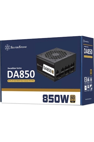 Silverstone DA850 80+ Gold Modüler Güç Kaynağı 850W