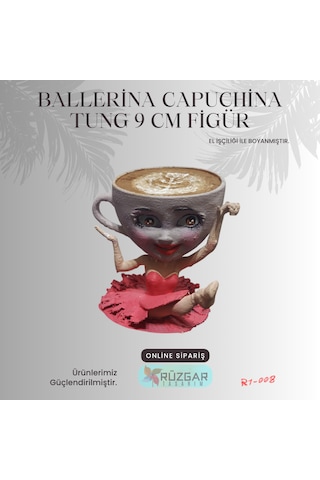 Ballerina Capuchina 9 Cm Figür Tung Tung Sahur Karakteri Balerina