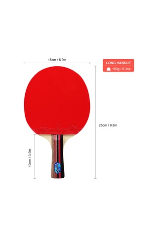 Ranyeek Tenis Topu Raketi Seti: 2 Adet Raket Uzun/kısa Sap Seçenekli , 3 Top Ve Çanta - Doğal Çam Ahşap, Yüksek Esneklik, Tüm Yaş Grupları İçin Egzersiz Ve Antreman