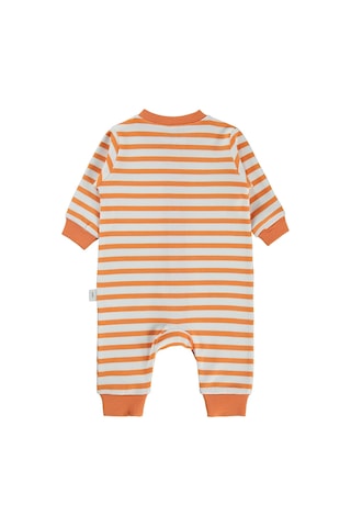 Civil Baby Yengeç Baskılı 1-9 Ay Tulum - Turuncu