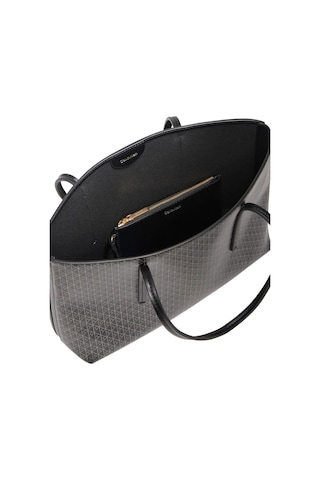 Emblem Aop Small Tote Kadın Siyah Çanta-9167 Siyah