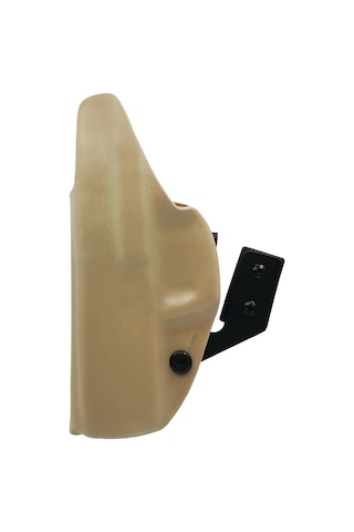 Sarsılmaz Sar9 Uyumlu Kydex Kasık Üstü Gizli Iç Kılıf Kadife Kaplamalı Çöl Sarısı