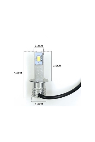 Femex Nova H1 Buz Mavisi Fansız Led  Ampul 4800 Lumen