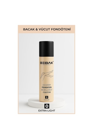 Bebak Bacak Ve Vücut Fondöteni 0 Extra Light 75 ML
