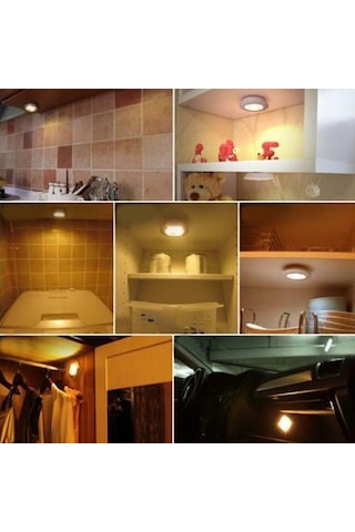 Uzaktan Kumandalı 3 lü Spot Led Lamba Mutfak Dolap Işığı  AL3100