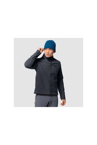 Jack Wolfskin Skywind Erkek Gri Polar Ceket Erkek Polar Ceket 1709021-6230 Gri Gri