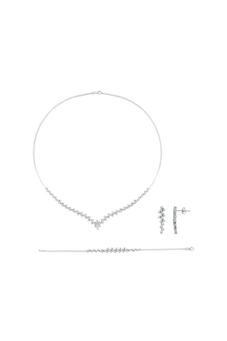 14k Altın Taşlı Küpe