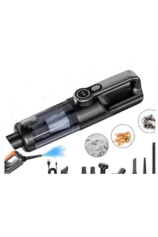 Carbon St-126 Plus 22000pa Şarjlı El Süpürgesi Üfleme & Çekme Type-c Kablosuz Mini Araç & Ev Süpürgesi 1