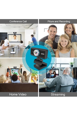 Dolıty Bilgisayar Pc Dizüstü Masaüstü Için Mikrofonlu Usb 1080p-manuel-odaklama