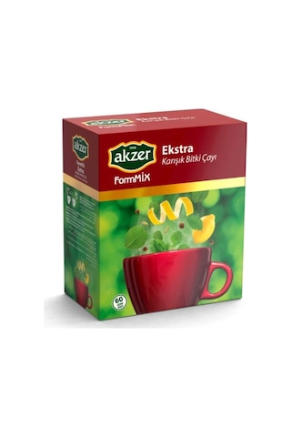 Akzer FormMix Extra Karışık Bitki Süzen Poşet Çay 60 x 2 G
