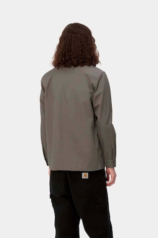 Carhartt Wıp L/s Master Shirt: 1960'lar Amerikan Servis Istasyonu Tarzında Şık Ve Fonksiyonel Gömlek Kahverengi Xl