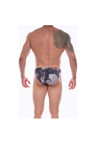 Don Moris Erkek Desenli Slip (Dm072259) Gri Melanj