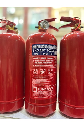 2 Kg Kuru Kimyevi Tozlu Yangın Söndürme Cihazı