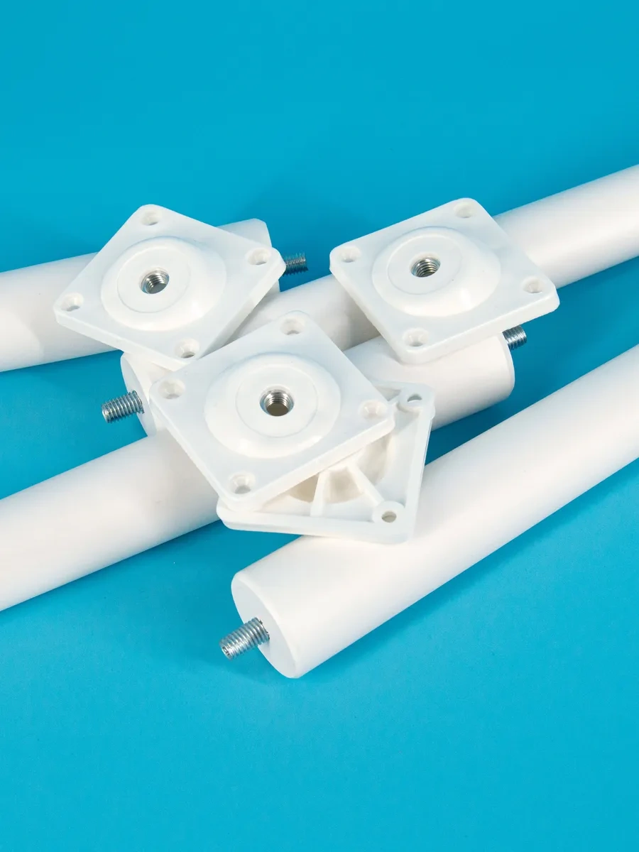 Brat'a Zoriny Eğimli Ahşap Mobilya Destekleri 360427250 Soğuk Beyaz