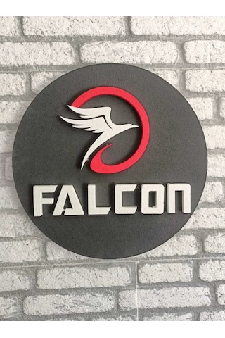 Falcon Logo 50x50 Falcon Logosu Falcon Marka Logosu 3d Falcon Logo Strafor Logo 50 x 50