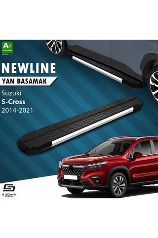 S-dizayn Suzuki Sx4 2 S-cross Newline Krom Yan Basamak 173 Cm 2014-2021 A+ Kalite