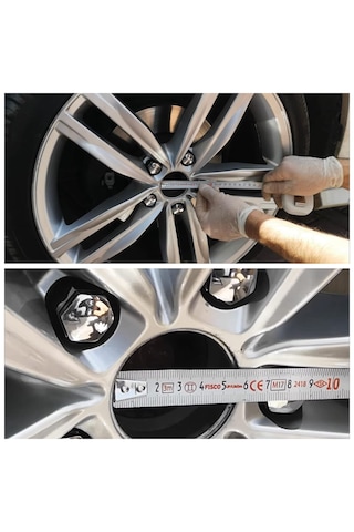 Focus Mondeo Fiesta Jant Göbeği 58/55 55 Mm Yuva 4lü Set Yuva İç Çapı 5.5 Santimse Uyumludur