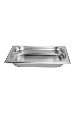 Gastronorm Küvet Paslanmaz Çelik Gn 1/4 - 40 Mm Gümüş